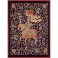 Gobelín Tapisserie Le chevalier Gobelín Tapisserie Le chevalier